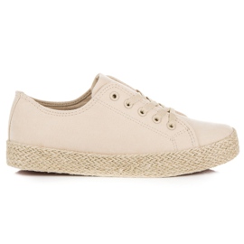 Kylie Sneakers espadrillas beige