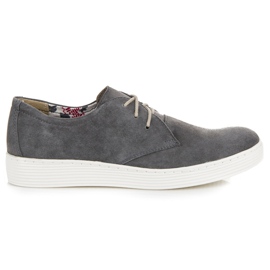 Vinceza Scarpe sportive in pelle grigio