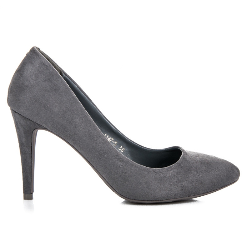 Vices Tacchi in pelle scamosciata grigio