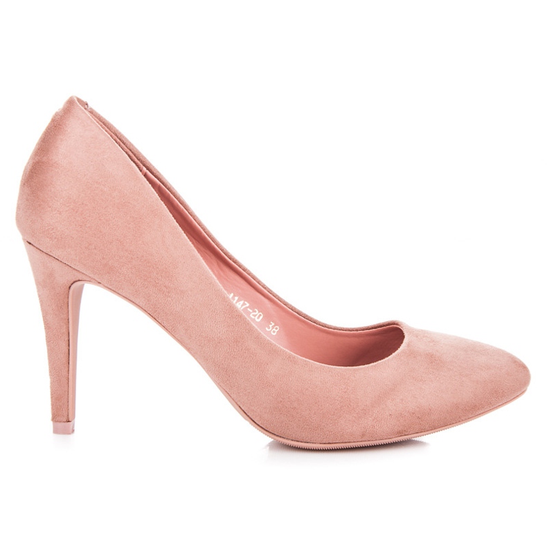 Vices Tacchi in pelle scamosciata rosa