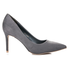 Vices Tacchi in camoscio grigio