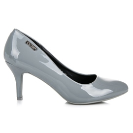 Vices Tacchi classici lucidi grigio