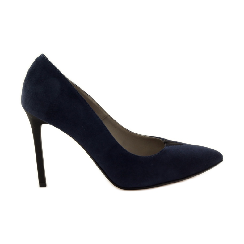 Pompe in pelle Edeo su Szpilka 3180 blu navy