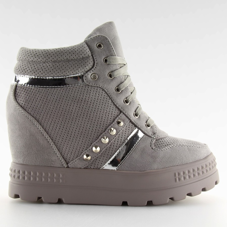 Grigio Sneakers grigie da donna AT-0650-L Grigio