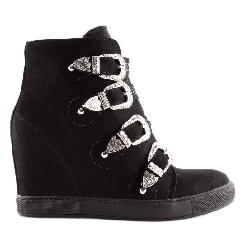 Sneakers da Donna Nere 100-852Bas-1 Nere nero