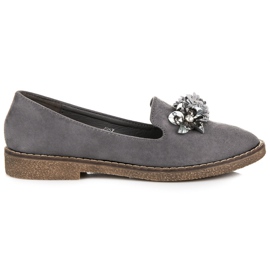 Seastar Scarpe in camoscio con ornamento grigio