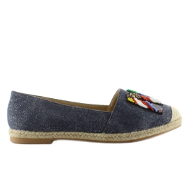 Espadrillas Con Perline Colorate - Ii Gat blu
