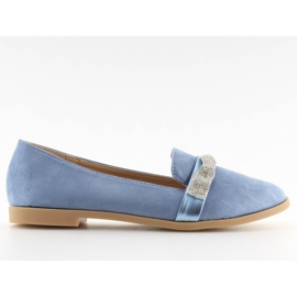 H8-110 Blu Mocassini da donna blu