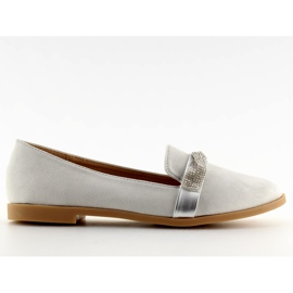 Grigio Mocassini da donna grigi H8-110 Grigio