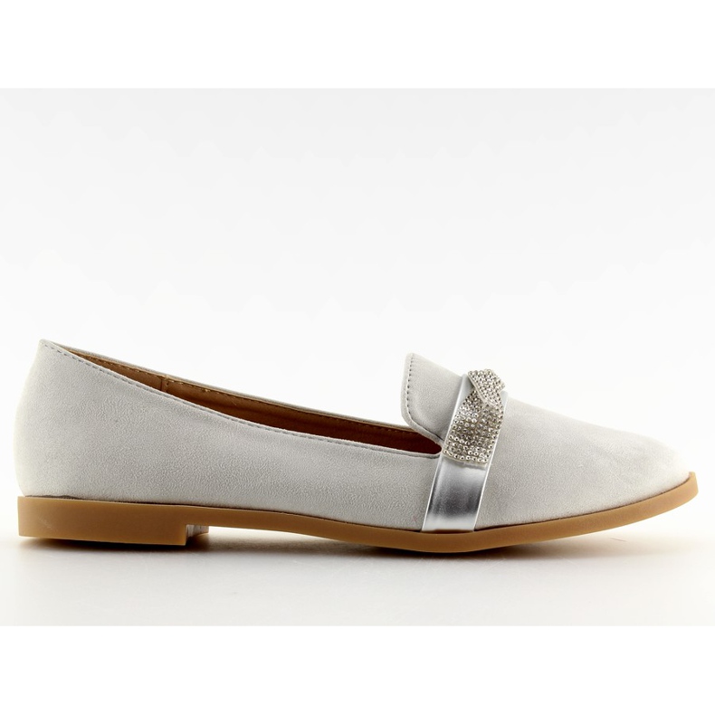 Grigio Mocassini da donna grigi H8-110 Grigio