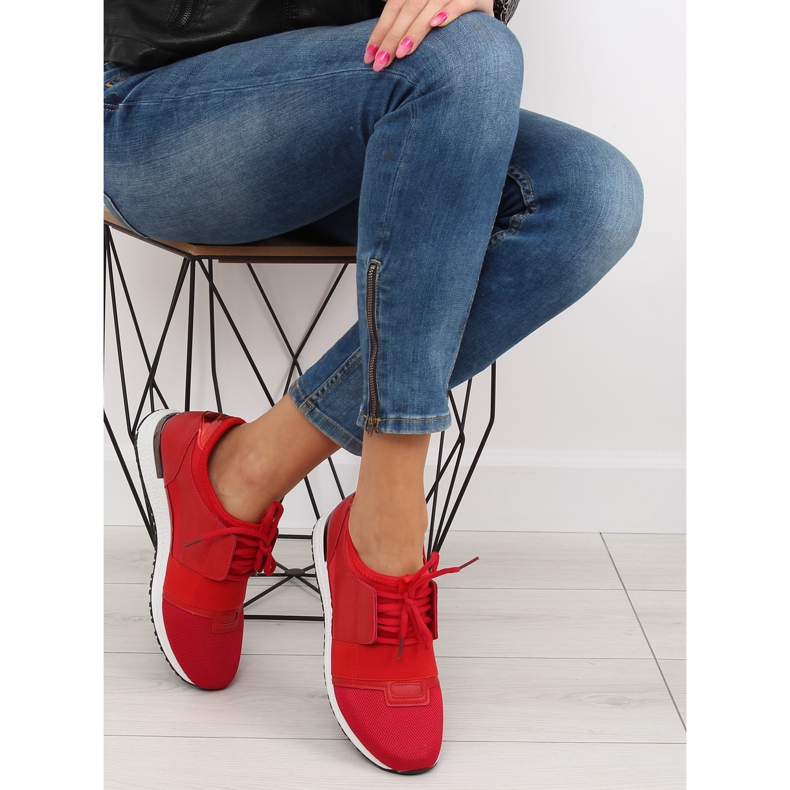 Scarpe sportive rosse 911-15 rosse rosso