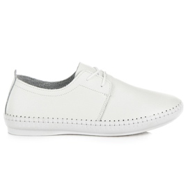 Vinceza Sneakers allacciate leggere bianco