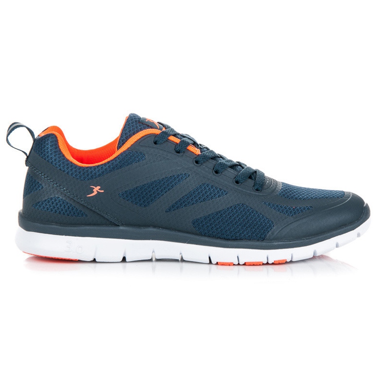 Scarpe da corsa comode arancia blu navy