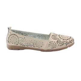 Filippo Ballerine traforate Lords F 080 beige