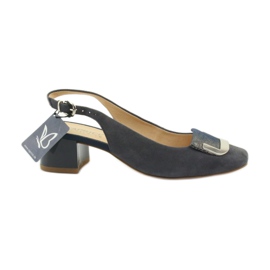 Sandali da donna Caprice con fibbia 29500 blu navy