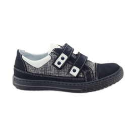 Scarpe con velcro Ren But 4299 blu navy bianca