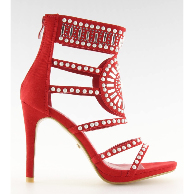 Sandali gladiatore rossi GH-2776 rossi rosso