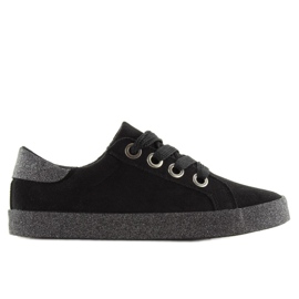 Sneakers da donna nere AK03P Nero grigio
