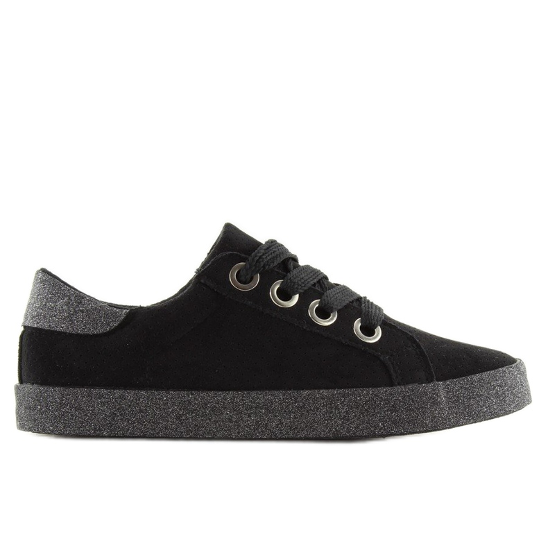 Sneakers da donna nere AK03P Nero grigio