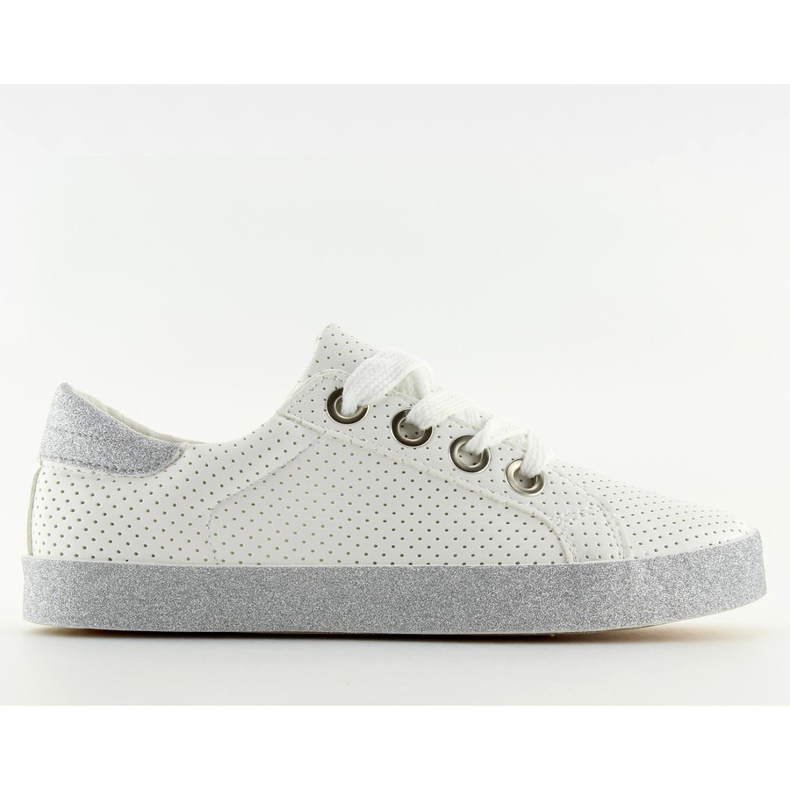 Sneakers da donna bianche AK03P Bianche bianca