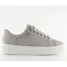 Sneakers creepersy grigie AX02 grigie grigio