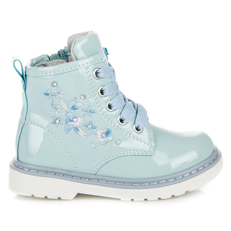 American Club Scarpe club americane laccate blu