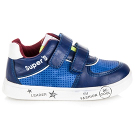 American Club Scarpe da ginnastica con velcro blu