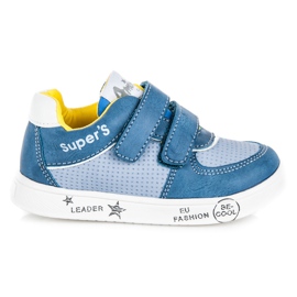 American Club Sneakers in velcro blu