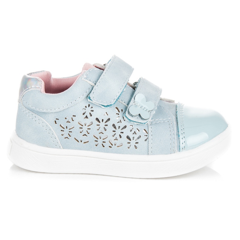 American Club Scarpe blu con un motivo