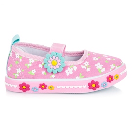 American Club Scarpe per la scuola materna rosa