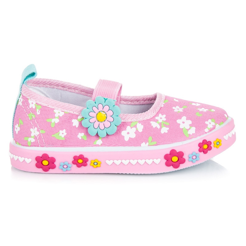 American Club Scarpe per la scuola materna rosa