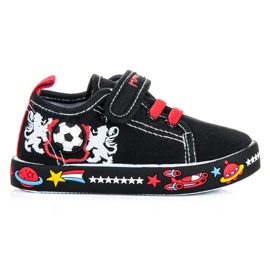 American Club Sneakers con elastico per ragazzo nero