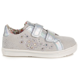 American Club Sneakers da ragazza alla moda grigio