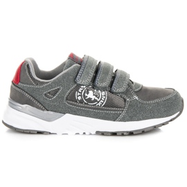American Club Scarpe comode per ragazzo grigio