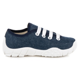 Raweks Sneaker in denim Rawex blu navy