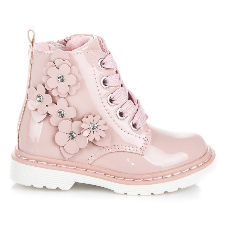 American Club Scarpe club americane stringate rosa