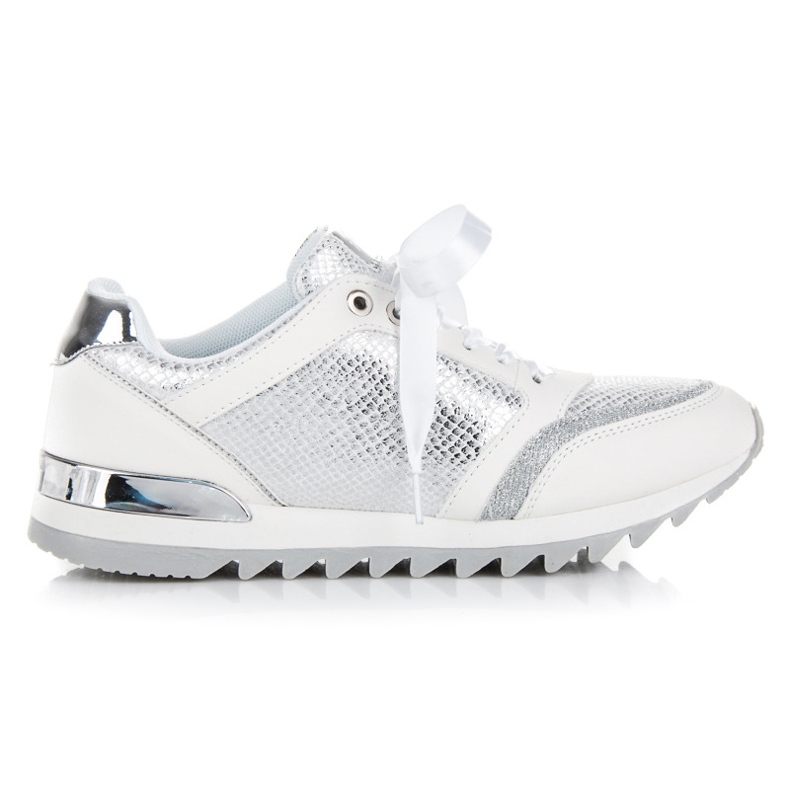 Scarpe sportive American Club bianca grigio