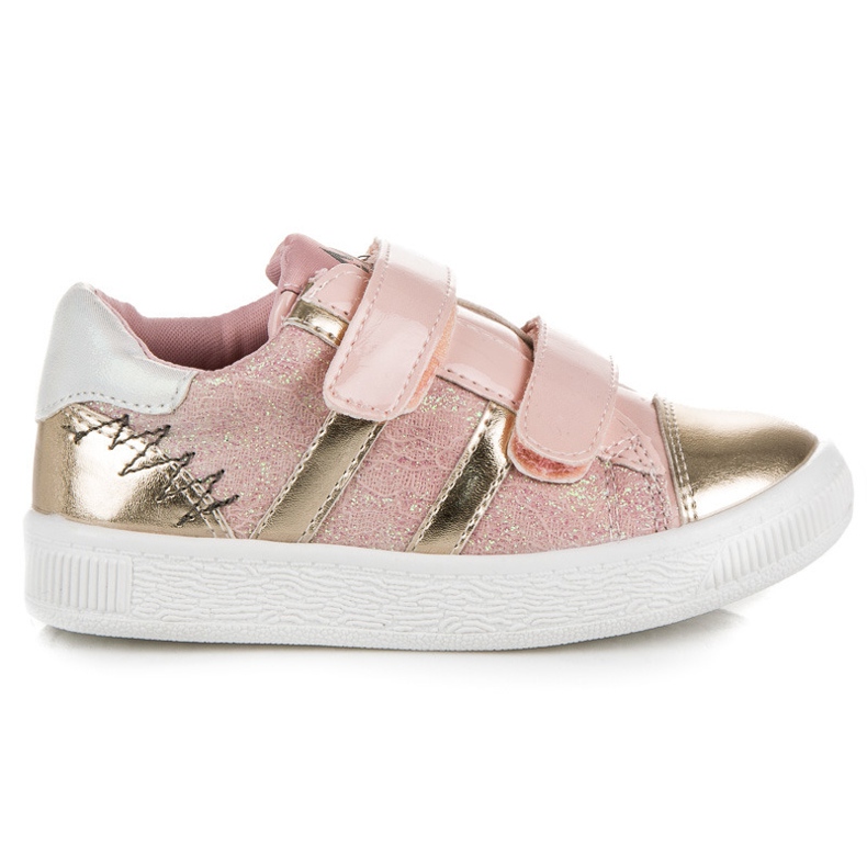 American Club Sneakers club americane con glitter giallo