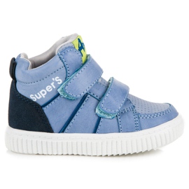American Club Scarpe da club americane sopra la caviglia blu