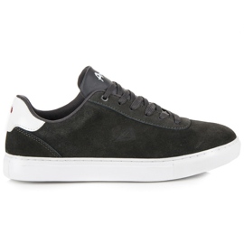 Sneaker american club in pelle grigio