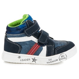 Sneakers American Club con velcro blu