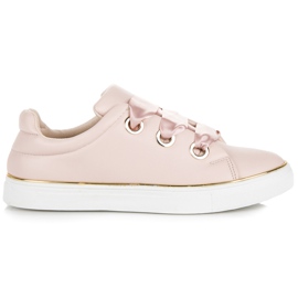Sneakers con nastro American Club rosa