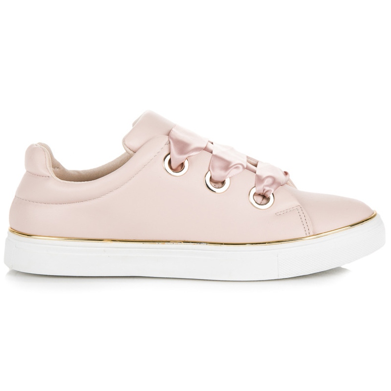 Sneakers con nastro American Club rosa