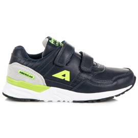American Club Scarpe americane con velcro blu