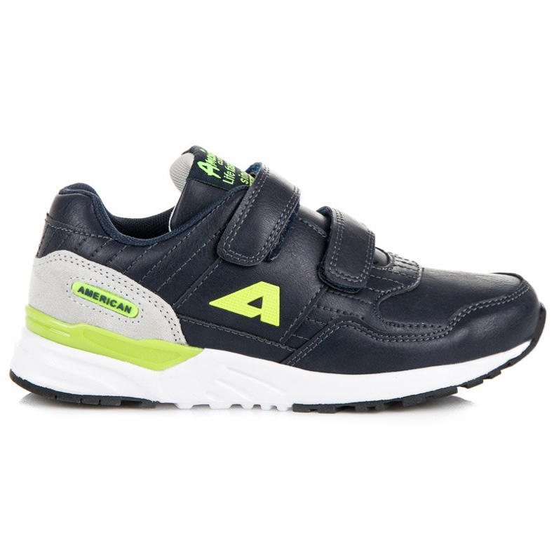 American Club Scarpe americane con velcro blu