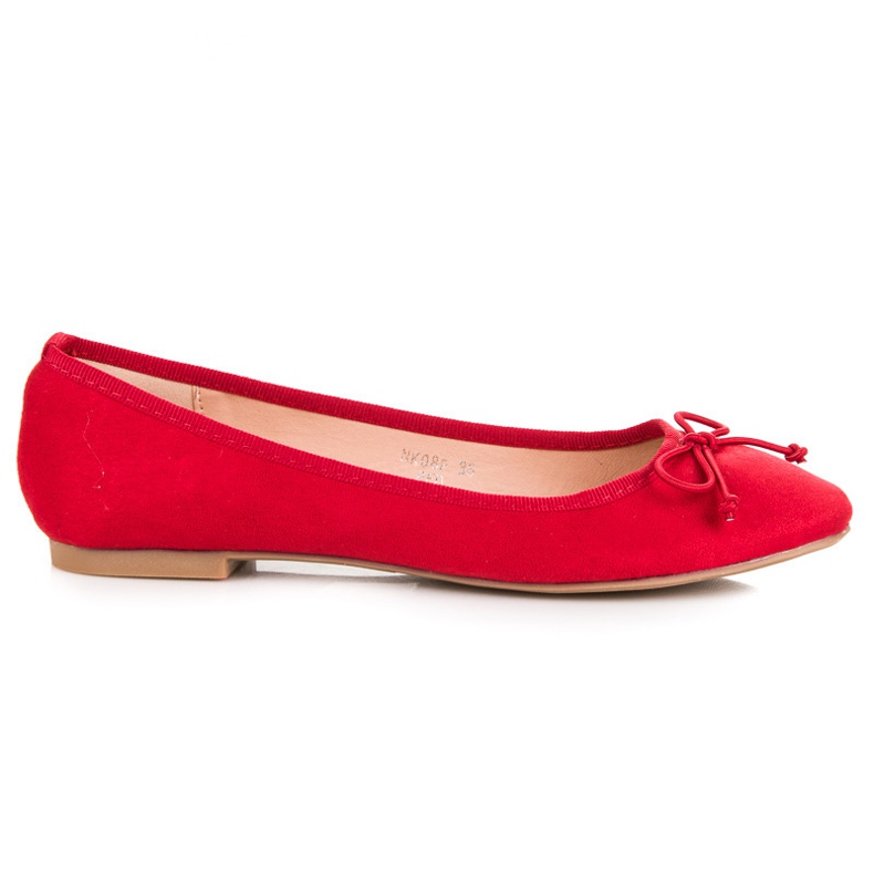 Seastar Ballerine in camoscio rosso