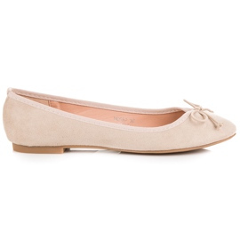 Seastar Ballerine in camoscio beige