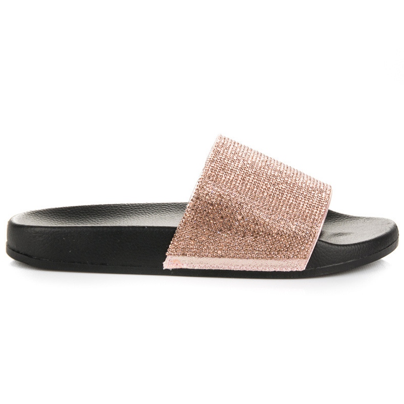 Ciabatte con cristalli rosa