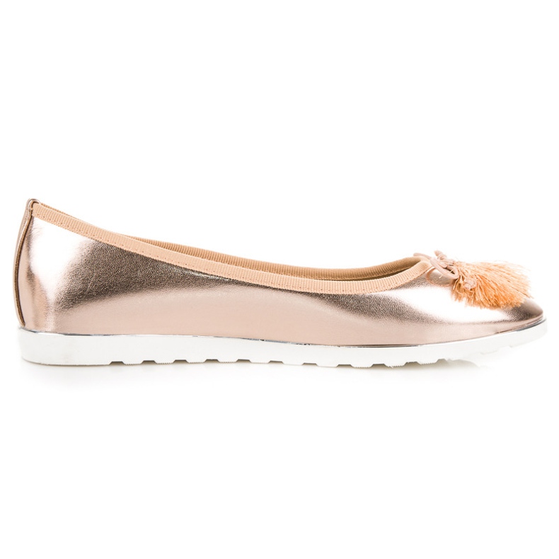 Bestelle Ballerine rosa con frange