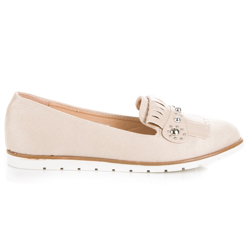 Seastar Mocassini in camoscio con frange marrone